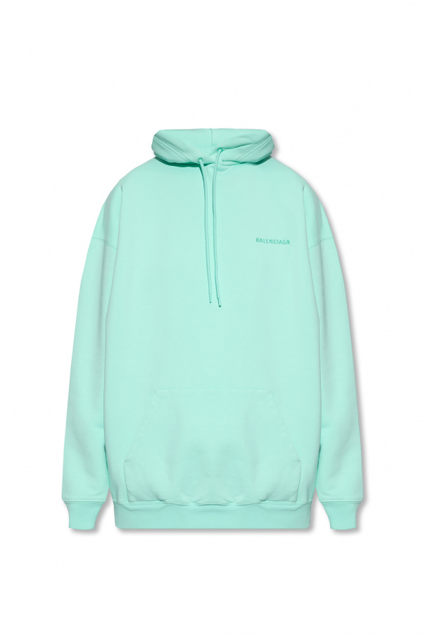 Light blue Hoodie with logo Balenciaga SchaferandweinerShops Cameroon Tommy Jeans Embroidered Jacket